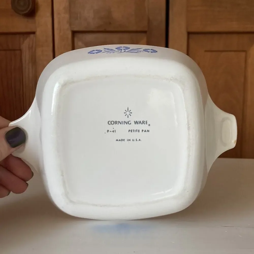 Vintage Corningware Blue Cornflower P-41 Petite Pan